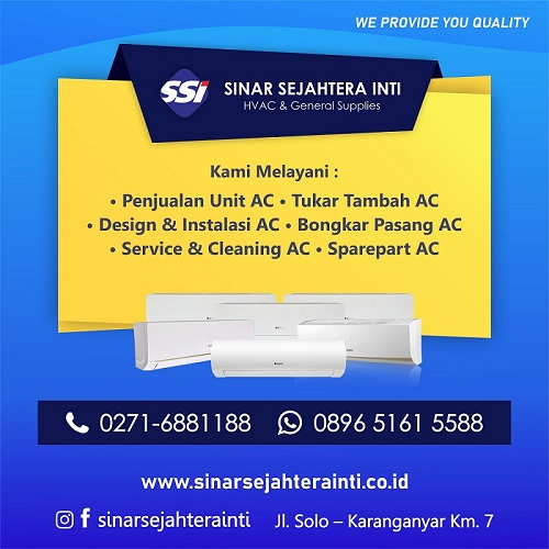 Spesialis Service AC Sukoharjo Harga Terjangkau 089651615588